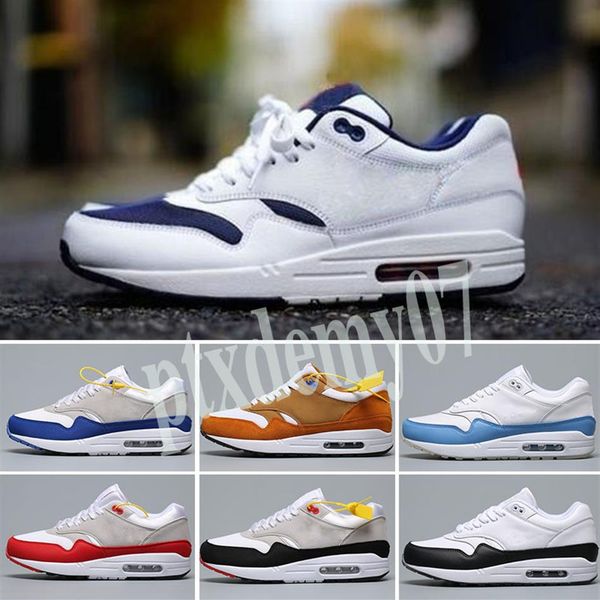 

tokyo maze bred 1s men women shoes 1 anniversary royal patch atomic teal parra puerto rico 87 air mens trainers sports sneakers 36-45 p211o, Black;brown