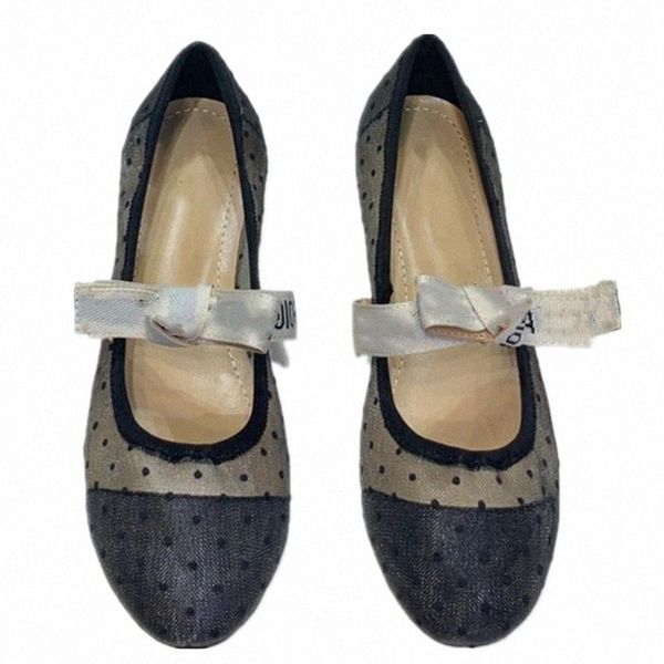 

2022 sandals summer womens sandals fisherman shoes ballet round toe flats transparent mesh shoe, Black