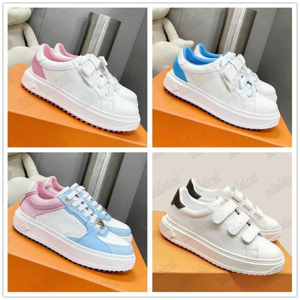 

luxury designer 2022ss time out shoes bow tie knot women designers italy white low sneakers shoes treaded rubber outsole printed calf leathe, Black