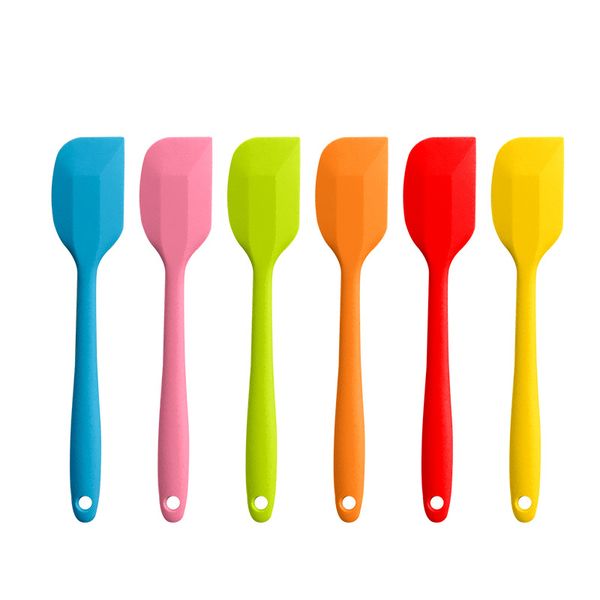 

candy color silicone shovel bakeware tool cake spatula non-stick food lifters home cooking utensils kitchen utensil gadget tools 1224293
