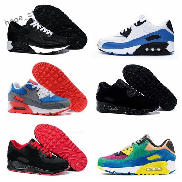 

90s men shoes infrared patch triple black white laser pink oreo breathable trainer women designer sports outdoor sneakers 36-45 a1269i, Black;brown