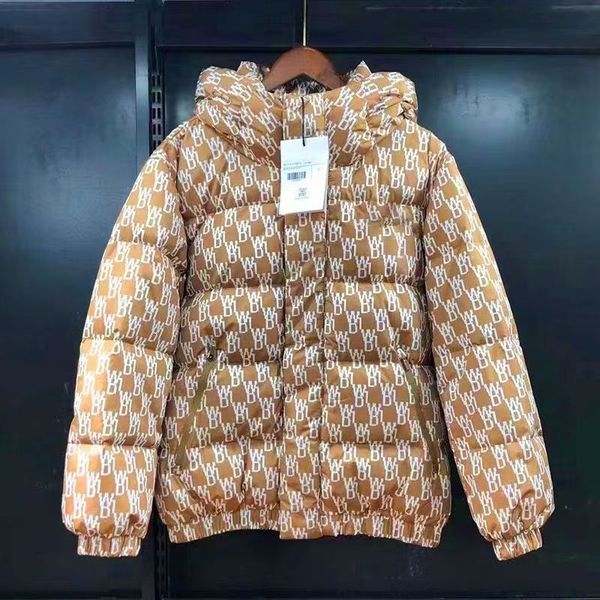 

winter jacket downs jackets short women's designer hat collar couple parka white duck warm multicolor bread waterproof, Black