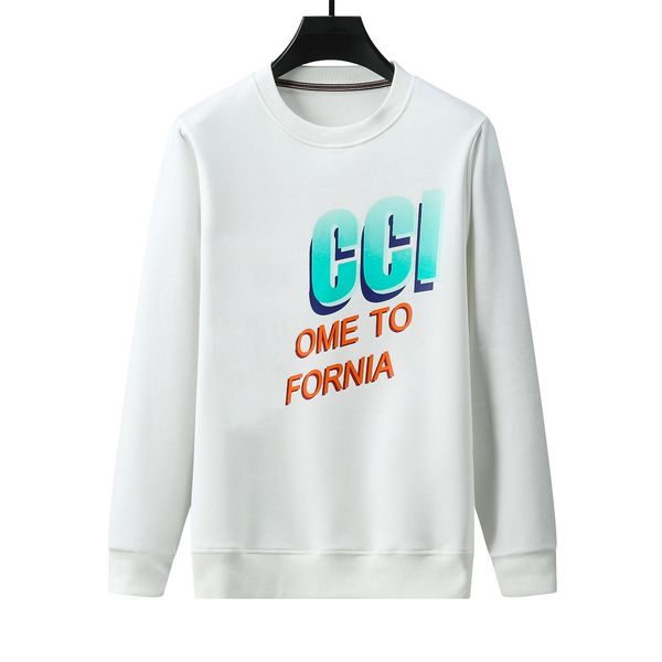 

designer men's hoodie fall winter hooded round neck fashion street wear jumper sport run casual black white m  xl 2xl 3xl 111