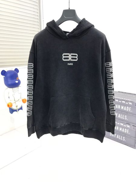 

men's plus size hoodies & sweatshirts round neck embroidered and printed polar style summer wear with street pure cotton wesg, Black;brown