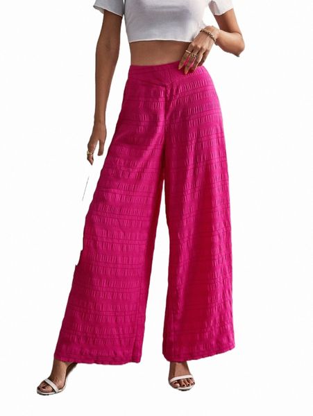 

women's pants & capris high waist wide leg pants r5rd#, Black;white