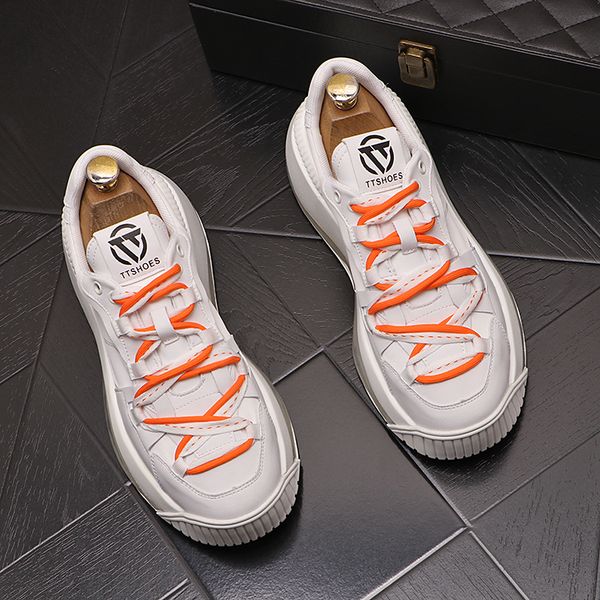 

british designers dress wedding party shoes classic fashion breathable casual sneakers autumn round toe air cushion leisure driving walking, Black