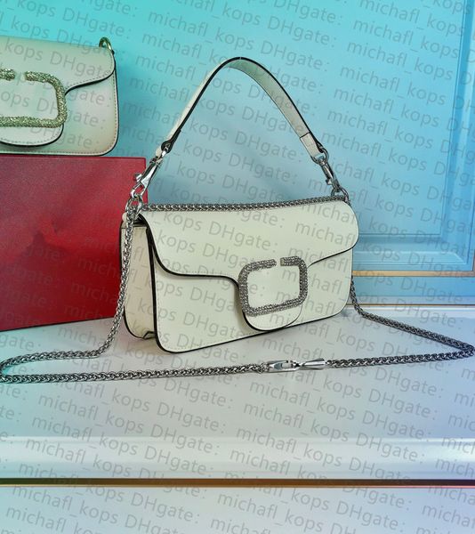 

luxury women bag shoulder bag v-shaped diamond clamshell clasp chain bag cowhide 2022 designer crossbody