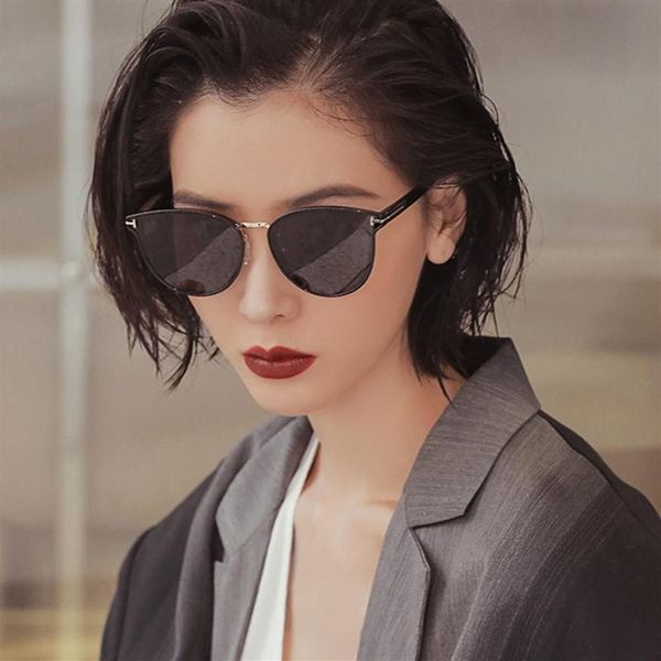 

polarized cat eye sunglasses women brand design vintage female glasses retro cateye sun glasses for women272a, White;black