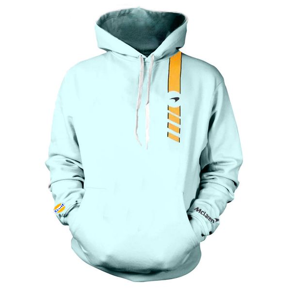 

men's hoodies sweatshirts mclaren f1 team short-sleeved racing fan blue driver theme commemorative gulf oil brand summer, Black
