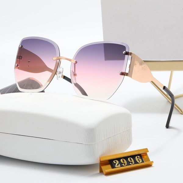 

new fashion designer hip-hop luxury sunglasses classic square frameless with popular style elling protection fitting type, White;black