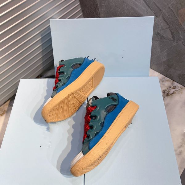 

designer mesh casual shoes boot men women woven laceup extraordinary sneaker embossed leather sneakers 0814, Black