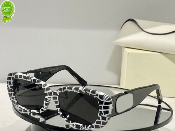 

sunglasses mens designer brands sunglass for women 4067 style anti-ultraviolet retro shield lens frame eyeglass random, White;black
