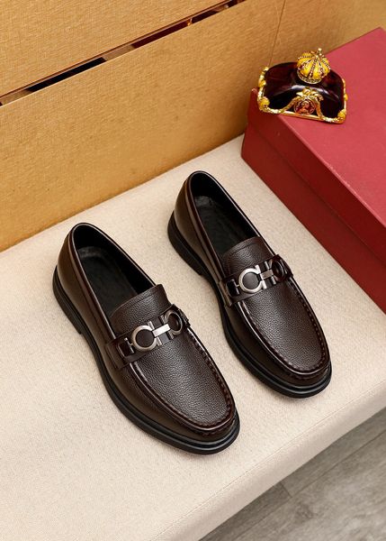 

new arrivals mens classic business flat shoes brand designer formal red bottom genuine leather party dress shoes men's casual loafers s, Black