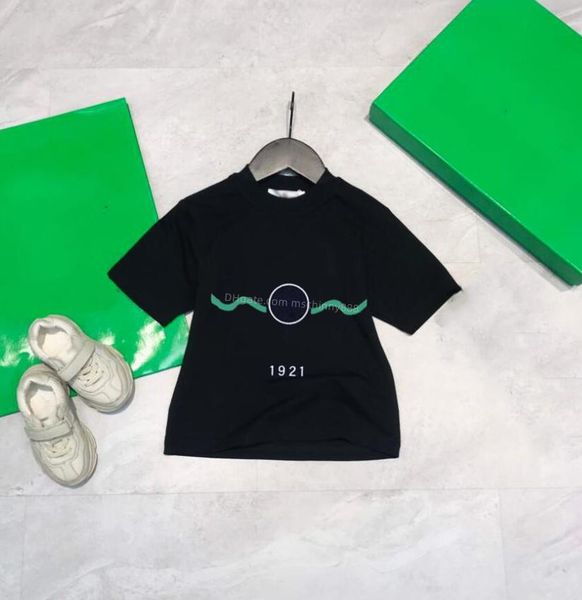 

kids t-shirts baby designer tees boys girls letter cotton short sleeve pullover child clothes, Blue