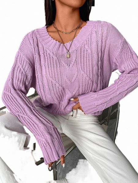 

women's sweaters cable knit drop shoulder sweater i2uw#, White;black