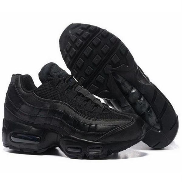 

men casual shoes 95s triple black white laser red orbit bred aqua neon men trainers sports shoes sneaker size 40-45288o, Black;brown