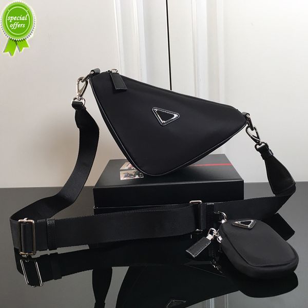 

designer clutch bag purses ladies handbags shoulder digner men women handbag fashion triangle msenger 1190