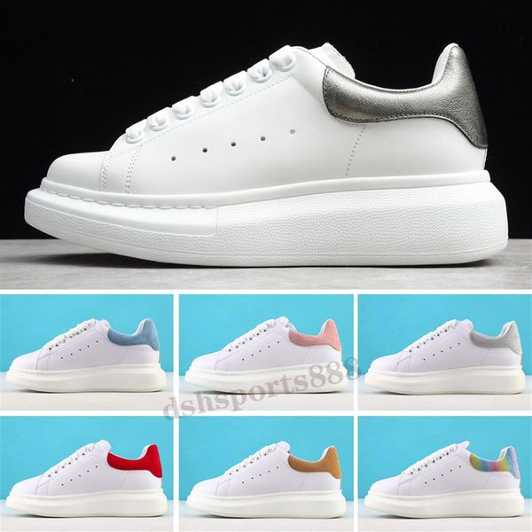 

2021 luxurys designers shoe alex increased casual sole sneakers white fashion platform women men sports size 36-44 mc240d, Black;brown