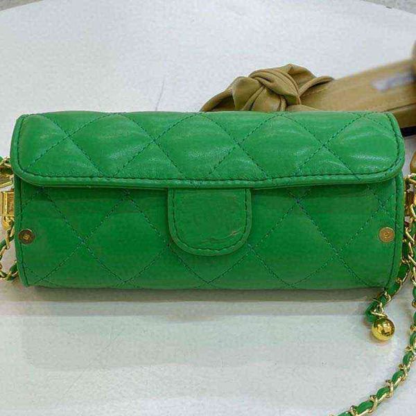 

cc bag shopping bags womens fashion shoulder classic designer solid color ribbed leather luxury cylinder wallet coin purse cros