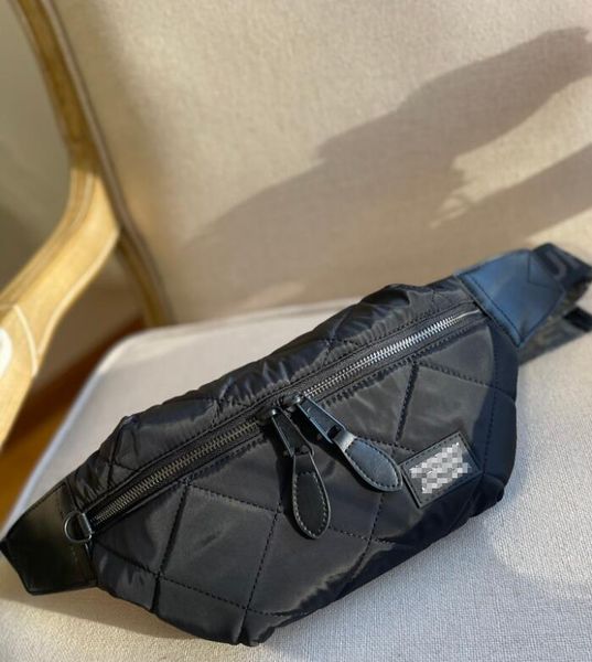 

2023aa classic canvas waist bag crossbody single men's women's waist bag chest