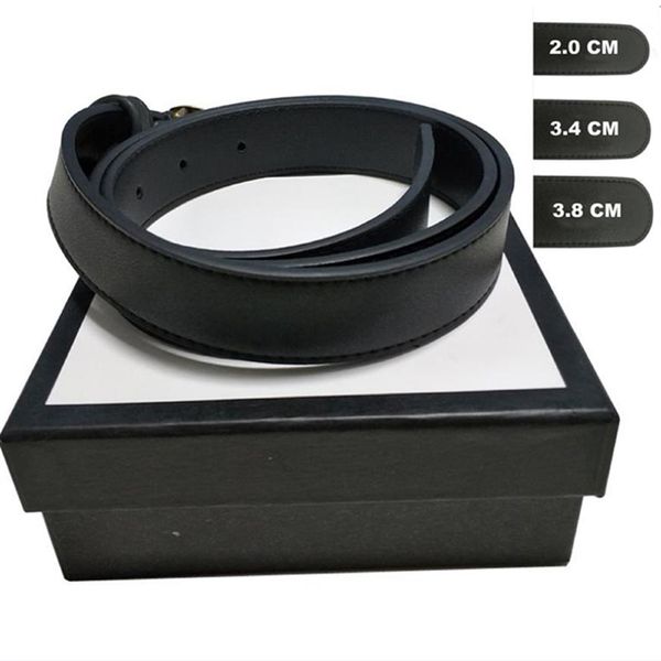 

fashion men luxury belt genuine leather men's belts designer gold smooth buckle female for women hip jeans 3 8256h, Black;brown