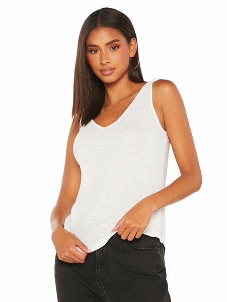 

women's tanks & camis tall solid tank 2022 new x7hu#, White