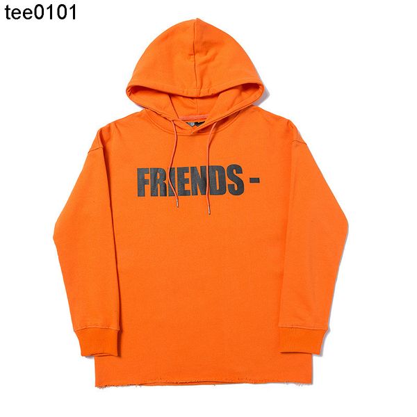 

hoodies 2019 men's big v loose large hooded sweater extravagant, Black