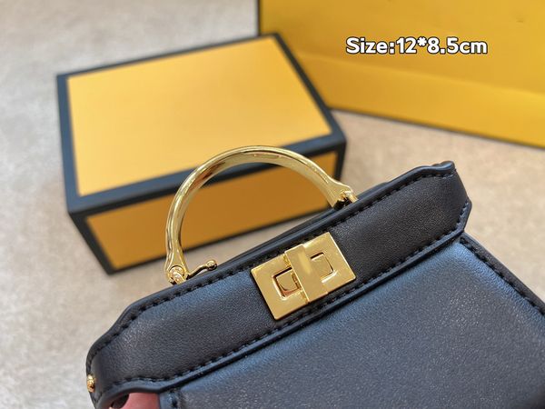 

designers shoulder bag luxury tote purse famous handbag message bags cluth classic genuine leather crossbody original box mini size 12cm kid