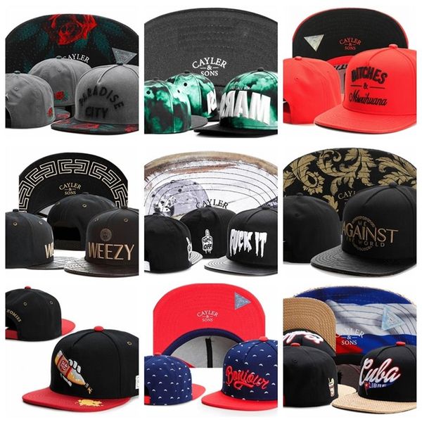 

cayler & sons baseball caps paradise city rose bitches weezy against 40 oz gorras bones men women adjustable brand snapback hats288h, Blue;gray