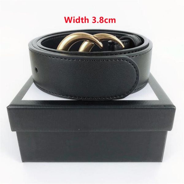 

fashion classic men designers belts womens mens casual letter smooth buckle belt width 2 0cm 3 0cm 3 4cm 3 8cm with box2949, Black;brown