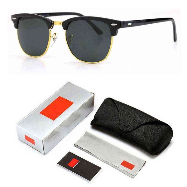 

fashion retro classic ray clubmasters sunglasses for men women metal oval driving ban sun glasses 3016g2586223m 1, White;black