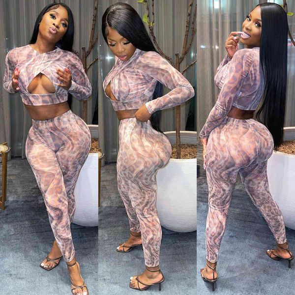 

two piece dress m20777 women's temperament printed hollow out two-piece set, White