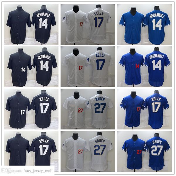 

new baseball 14 enrique hernandez jerseys stitched 17 joe kelly jersey breathable sport blue grey black home away blank men size s-xxxl, Blue;black