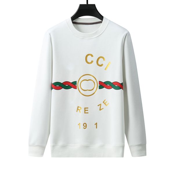 

designer men's hoodie fall winter hooded round neck fashion street wear jumper sport run casual black white m  xl 2xl 3xl 1122
