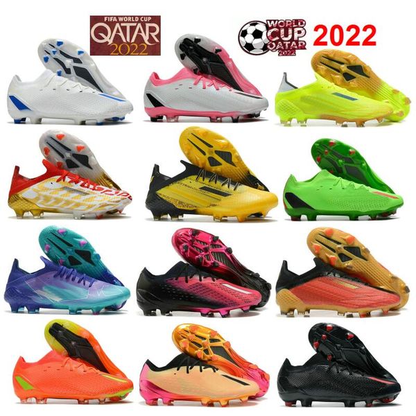 

2022 world cup soccer shoes mens football shoe sports boots release limited edition speedportal.1 x speedflow.1 fg vivid mo salah.1 solar me