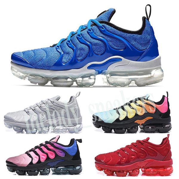 

2019 tn plus men shoes triple black white sunset po blue wolf grey usa shoes sport sneakers chaussures 36-46 m03197s, Black;brown
