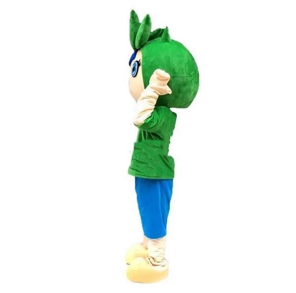 

2022 factory vegetable boy mascot costumes fancy dress real p, Red;yellow