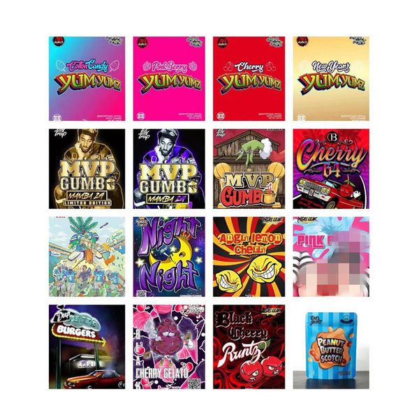 

packaging bags gumbo shark fly trap mvp packaging bags yum yumz gas leak 3.5g jokes up packing package bag zip lock gummy for dry herb flowe