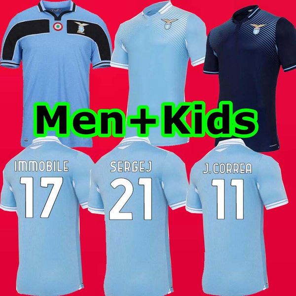 

20 21 lazio soccer jersey jony ss acerbi 2020 2021 football shirt luis alberto camiseta immobile sergej maillot j.correa maglia da calcio, Black