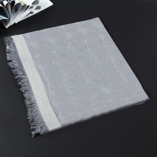 

classic fashion scarf for women cashmere letter scarf shawl 18color ladies scarves size 140x140cm without box2974, Blue;gray