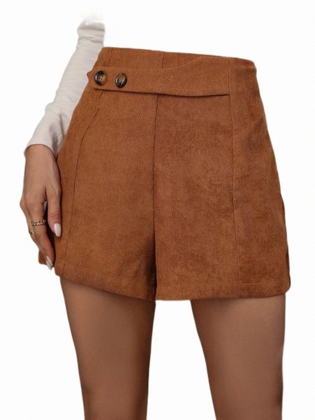 

women's shorts high waist corduroy shorts 2022 new c9yw#, White;black
