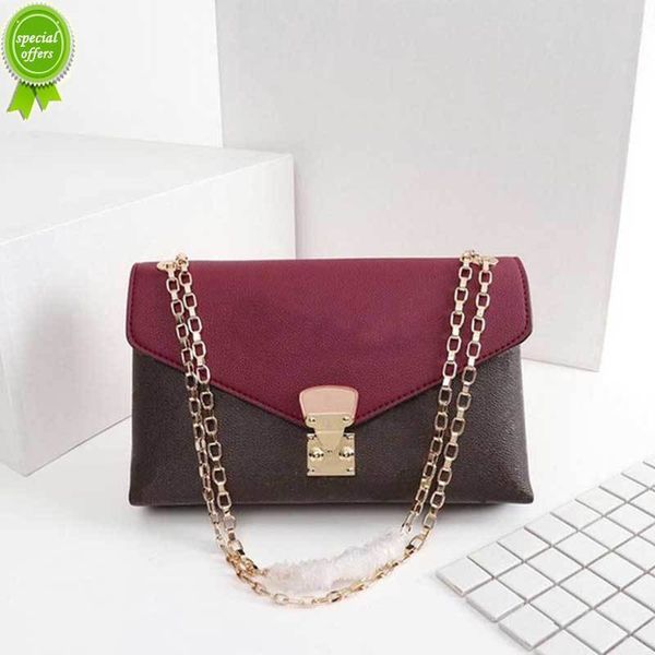 

genuine leather handbag shoulder bags purses ladies s fashion digner chain s wallet msenger purse