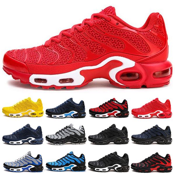 

2021 kpu mercurial plus tn mens running shoes tns se black white orange desinger men trainers sports sneakers size 40-46