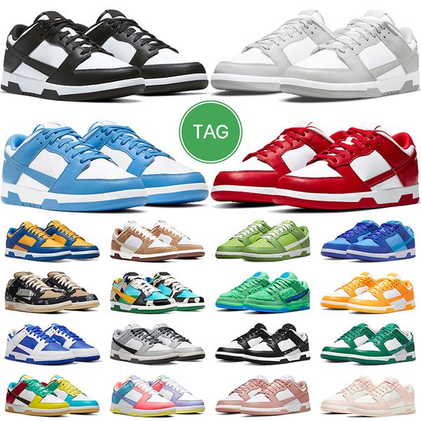 

og casual shoes casual shoes designer sneakers mens trainer white black gai grey fog university red dunks green glow rose laser orange men