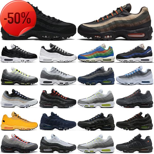 

casual shoes boots undefeated 95 og tt mens running shoes 95s triple black white dark army sneakers 20th anniversary sole grey university bl