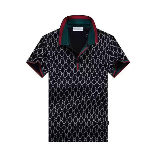 

2023ss designer brand polo shirt mens luxury t shirts polos floral embroidery high street famous print men poloshirts#gjw70, White;black