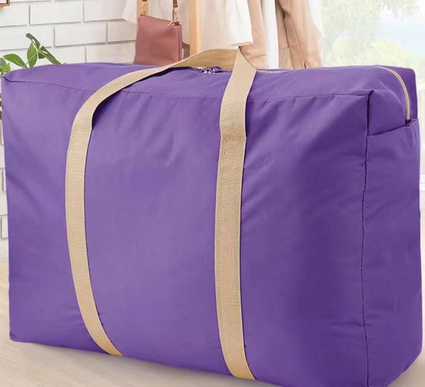 

thickened waterproof quilt storage bag oxford cloth moving bag woven luggage clothes finishing
