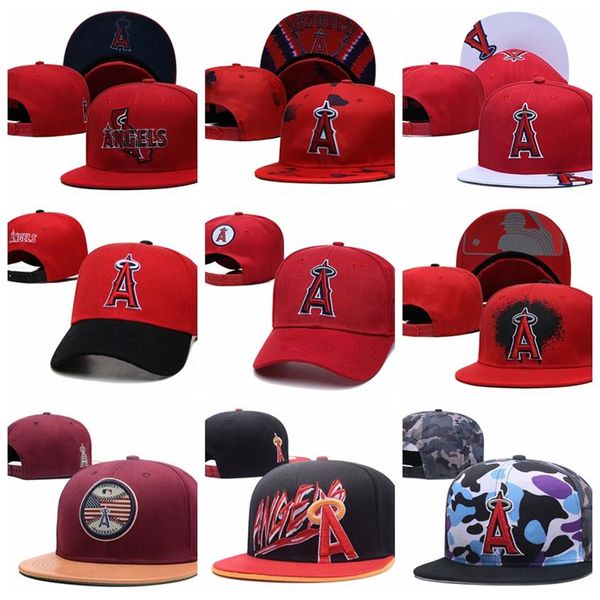 

angels a letter baseball caps hip hop cap sports snapback adjustable hats casquette swag chapeu de sol carras bone260k, Blue;gray