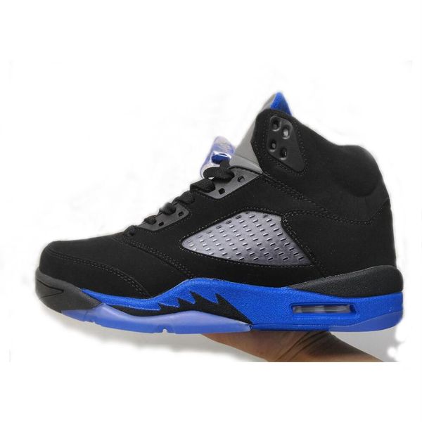 

5 racer blue men basketball shoes dj7903-xxx quai 54 5s black blue-reflective silver white-cool grey varsity red outdoor running sneake160m