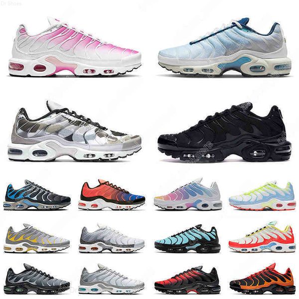

36-45 tn plus men women running shoes brushstroke camo psychic blue white pink rainbow crater triple black voltage purple mens trainers